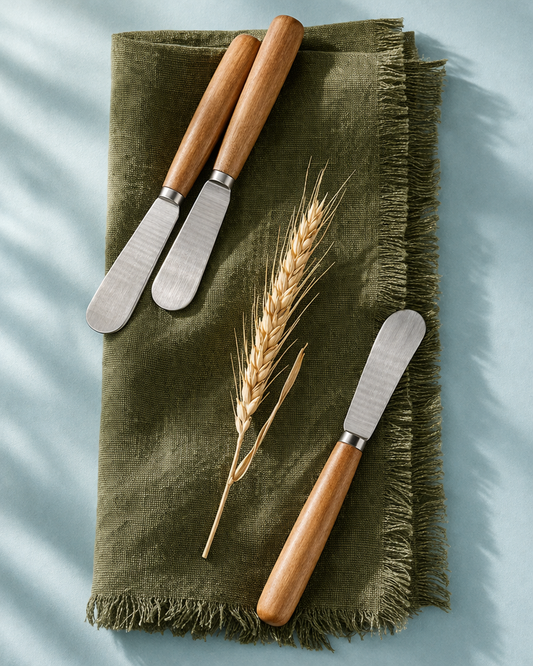 Kit 4 peças espátula para manteiga