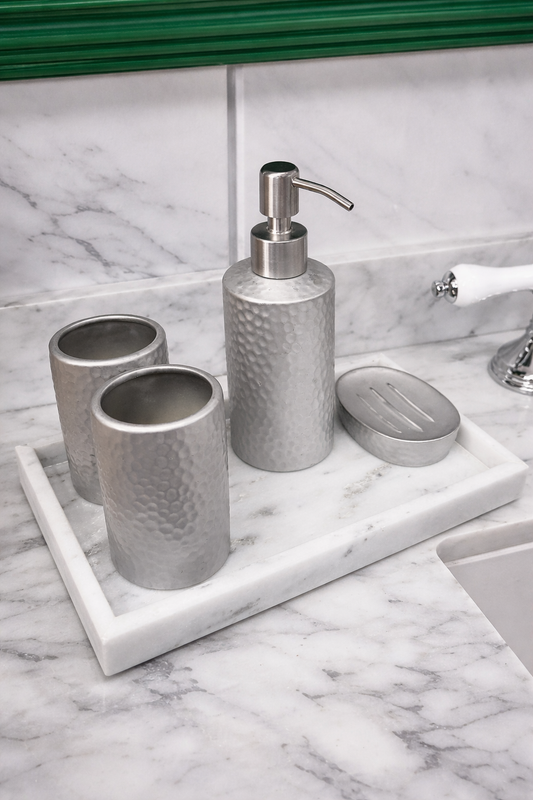 Kit 4 peças para banheiro cerâmica