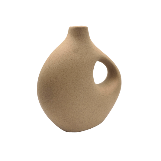 Vaso em cerâmica Cantil 19x19cm
