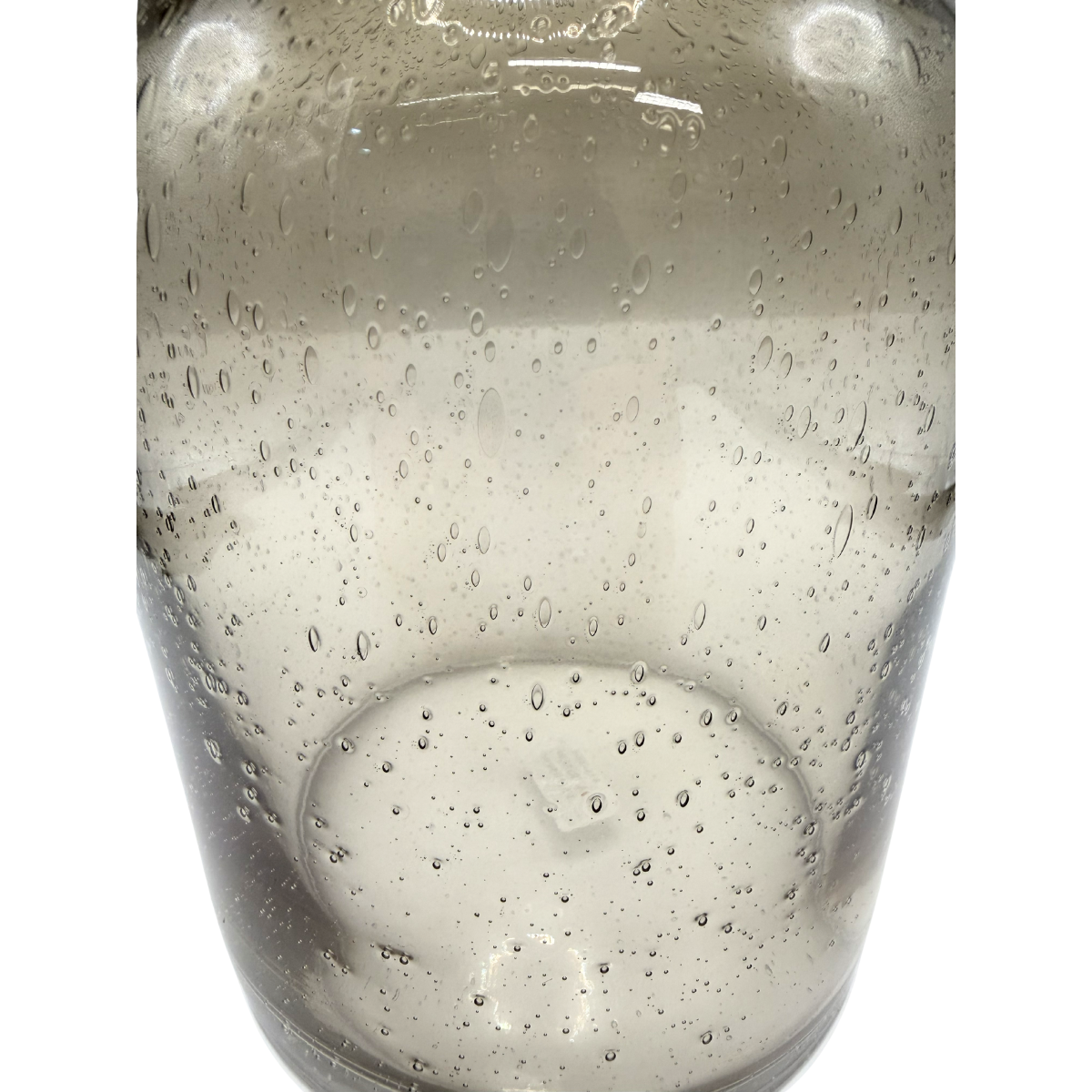 Vaso em vidro Fumê 21x10cm