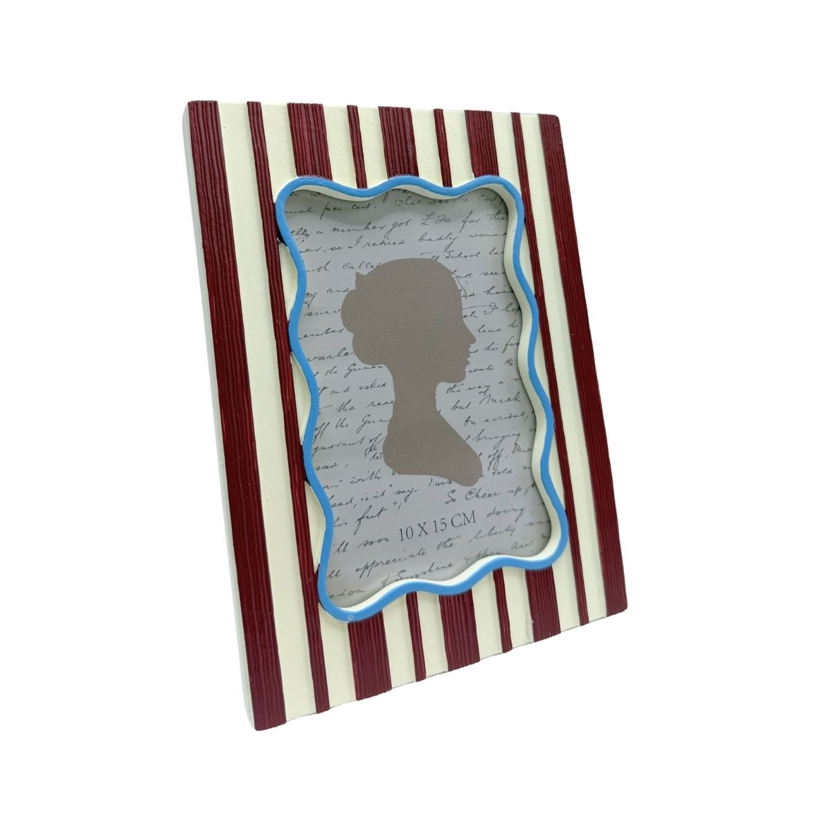 Kit Porta-retrato Riviera 10x15cm + 2 Candelabro de vidro Silhouette âmbar e marrom