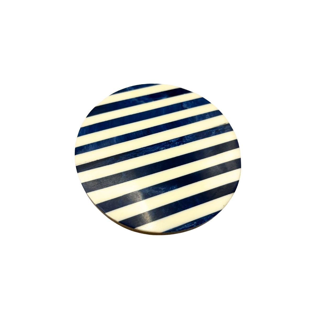 Kit 6 copos baixos Shine + Porta-Copo Blue Stripes