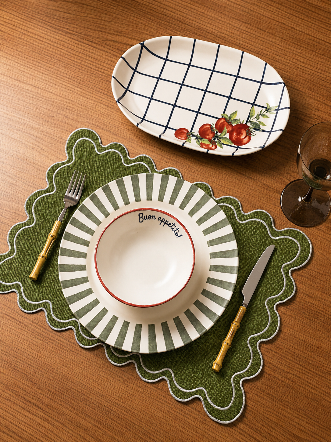 Bowl buon appetito Italia vermelho 15cm - Il Nido