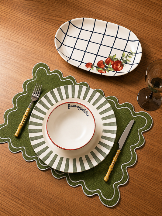 Bowl buon appetito Italia vermelho 15cm - Il Nido