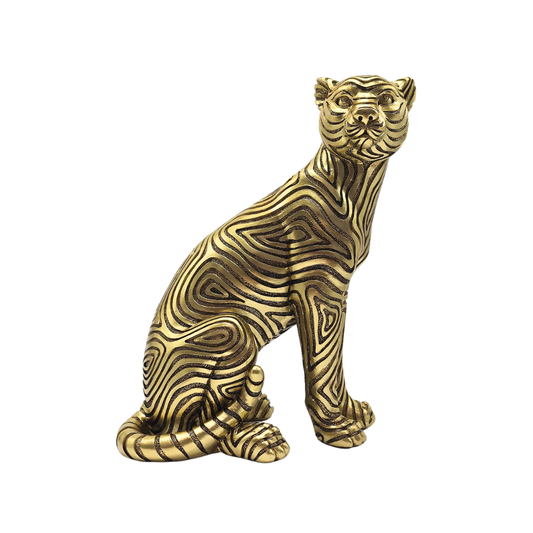 Escultura onça listrada
