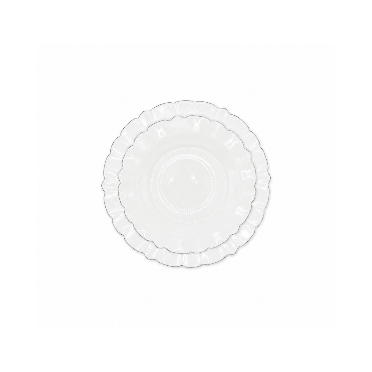Kit 2 unidades prato de sobremesa Opaline Shine 21cm - Il Nido