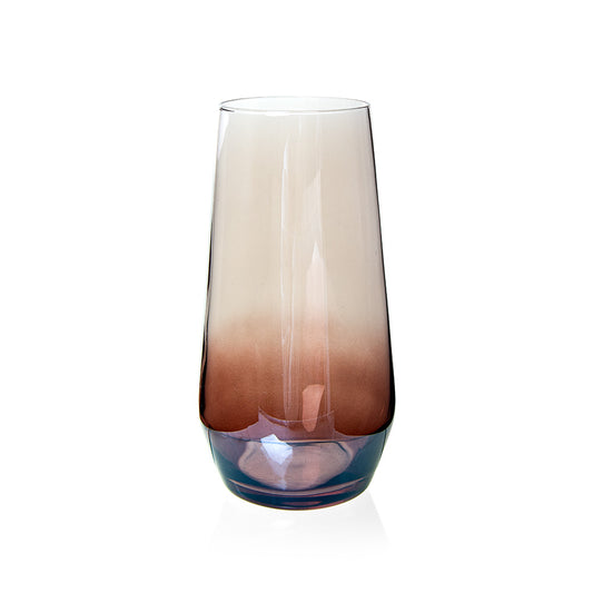 Kit 6 copos altos de vidro Degrade bordo 545ml - Il Nido