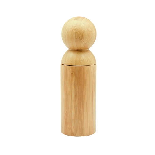 Moedor de pimenta madeira Bambu Geomatric 20x6cm - Il Nido