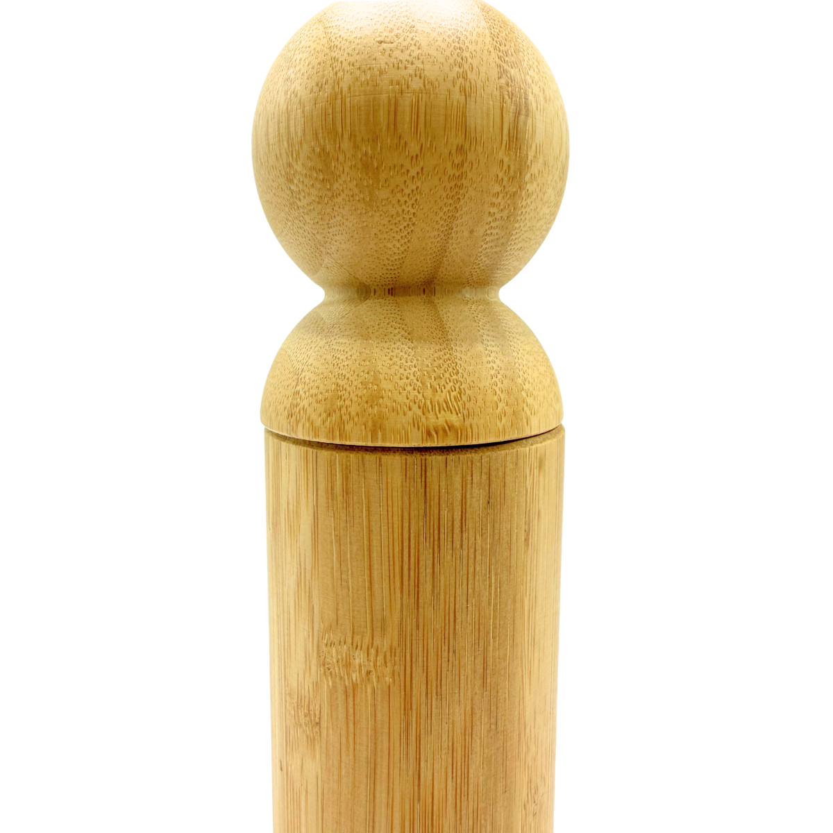 Moedor de pimenta madeira Bambu Geomatric 20x6cm close - Il Nido