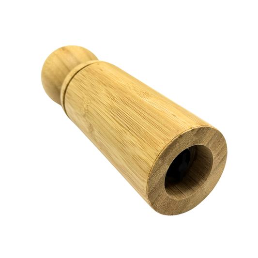 Moedor de pimenta madeira Bambu Geomatric 20x6cm deitado - Il Nido