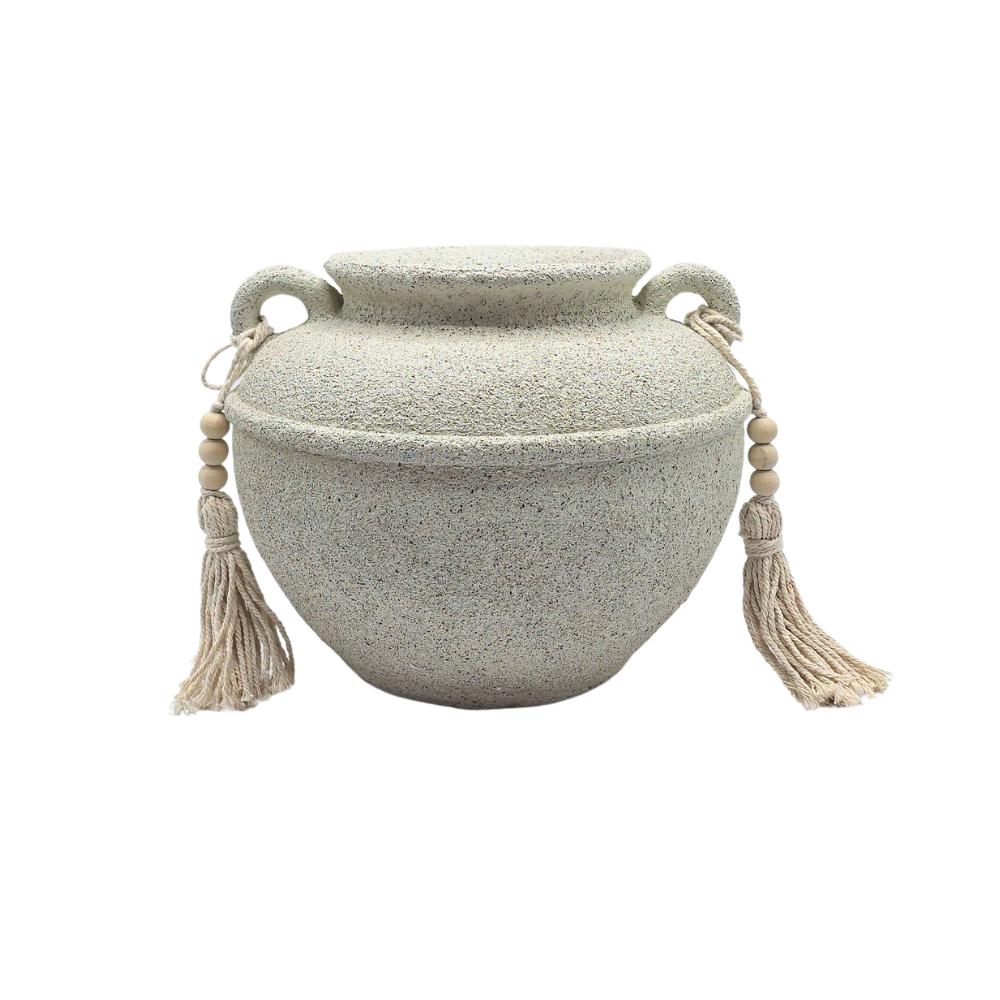 Vaso em poliresina Tierra 25x18cm - Il Nido