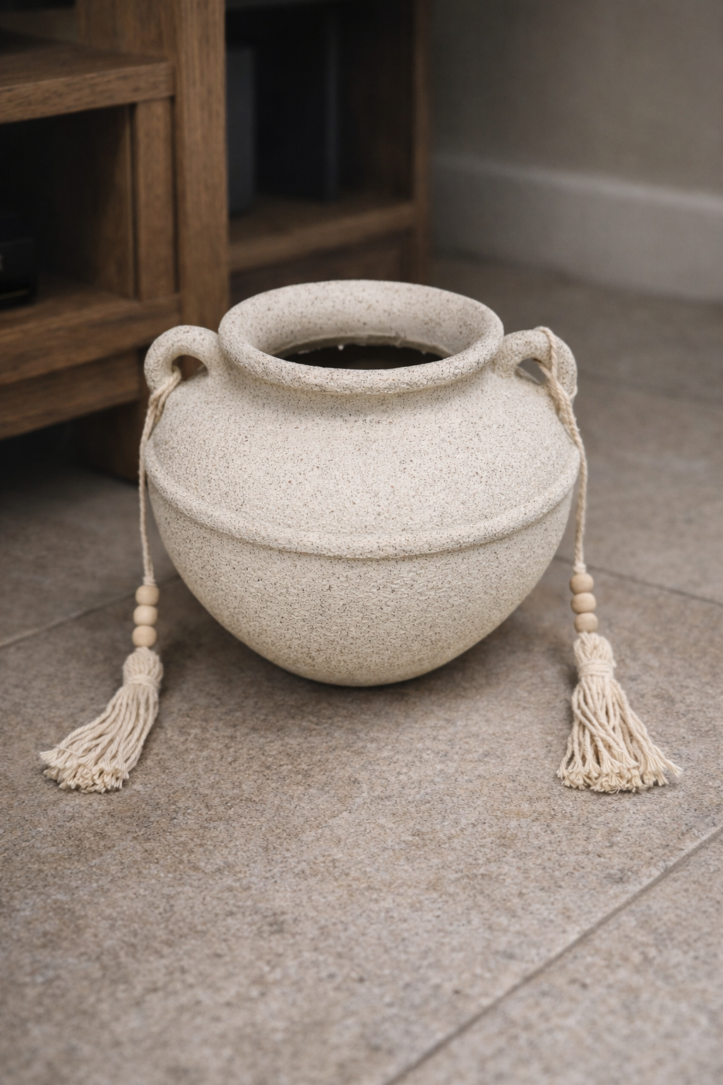 Vaso em poliresina Tierra 25x18cm - Il Nido