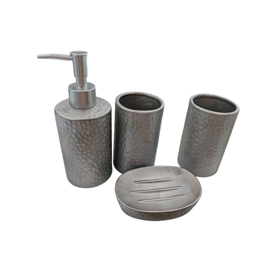Kit 4 peças para banheiro cerâmica
