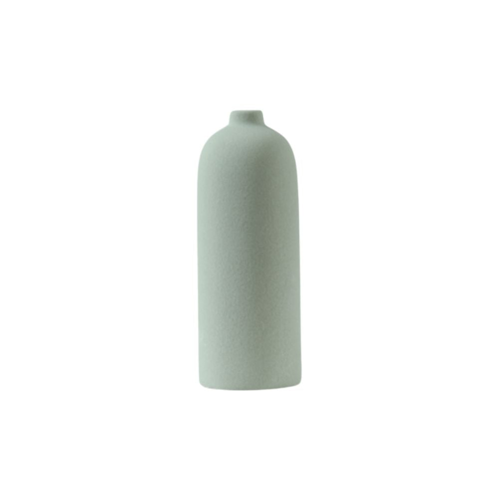 Vaso de cerâmica Sálvia cor verde sálvia - 18,5x8cm - Il Nido